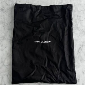Saint Laurent Black Storage Dust Bag